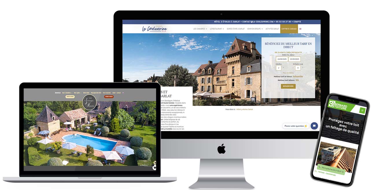 Création de sites internet en Dordogne