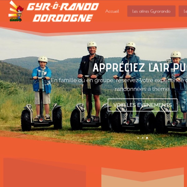 Création de Site Internet pour Gyrorando en Dordogne
