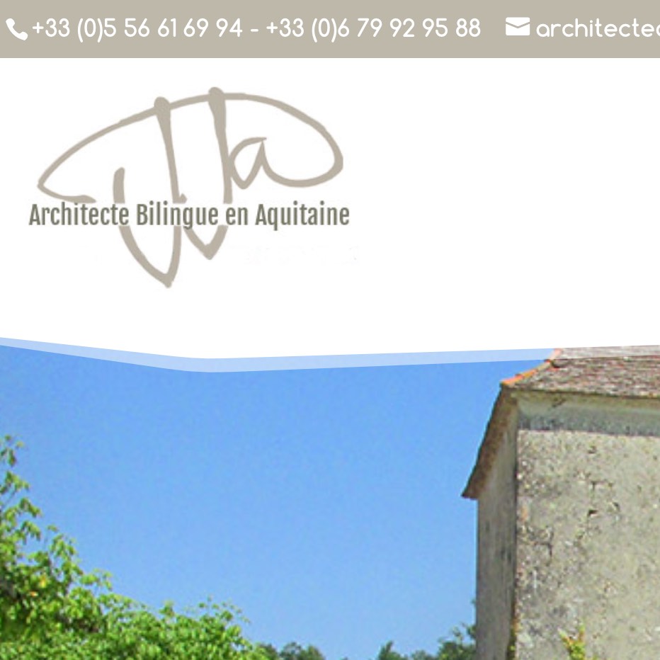 Refonte de site Internet Architecte à Salignac (24)