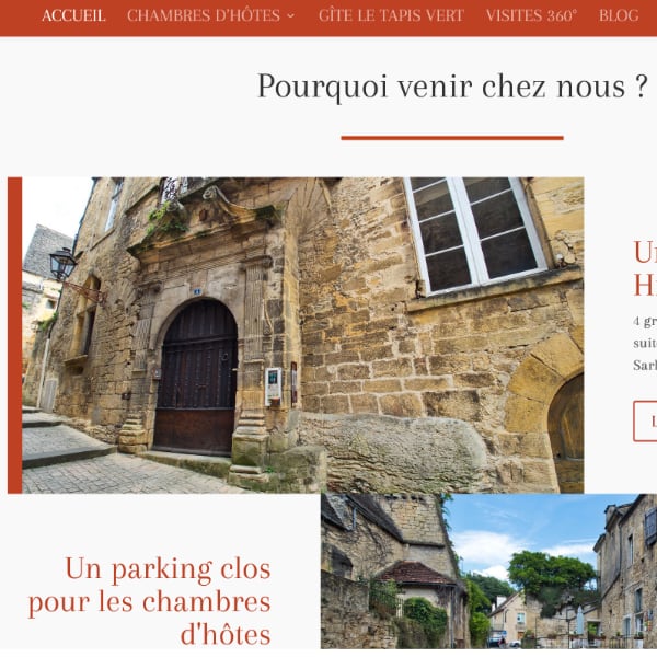 création site internet maison notaire royal Sarlat